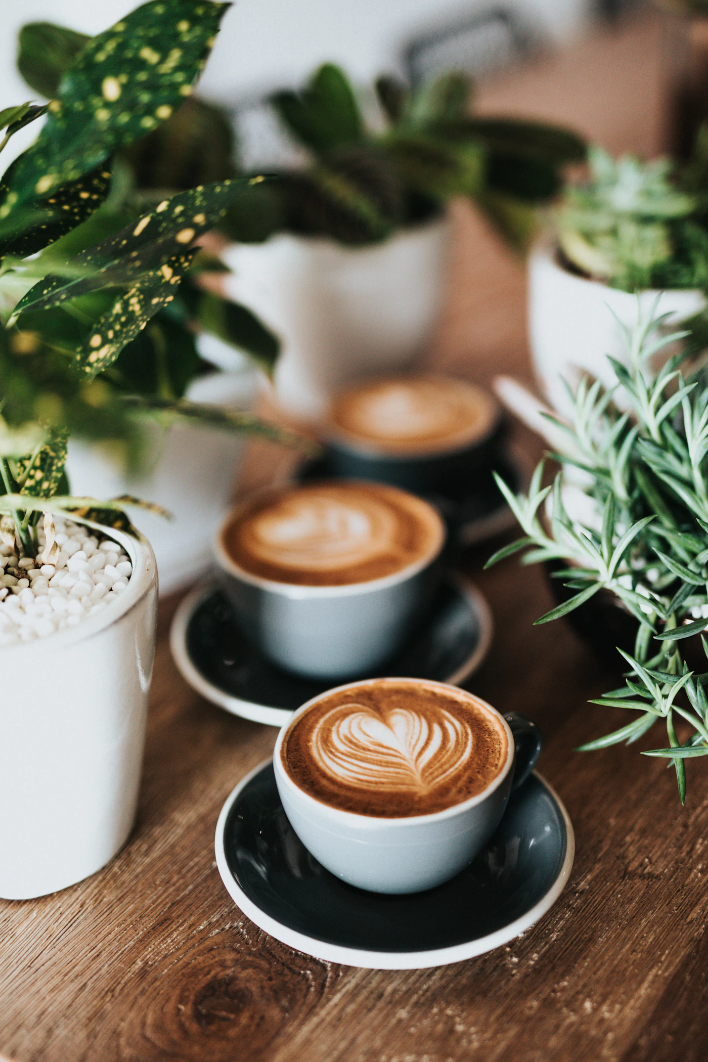 Barista préparant un café espresso avec précision dans un café contemporain
